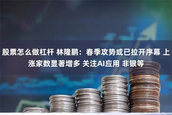 股票怎么做杠杆 林隆鹏：春季攻势或已拉开序幕 上涨家数显著增多 关注AI应用 非银等